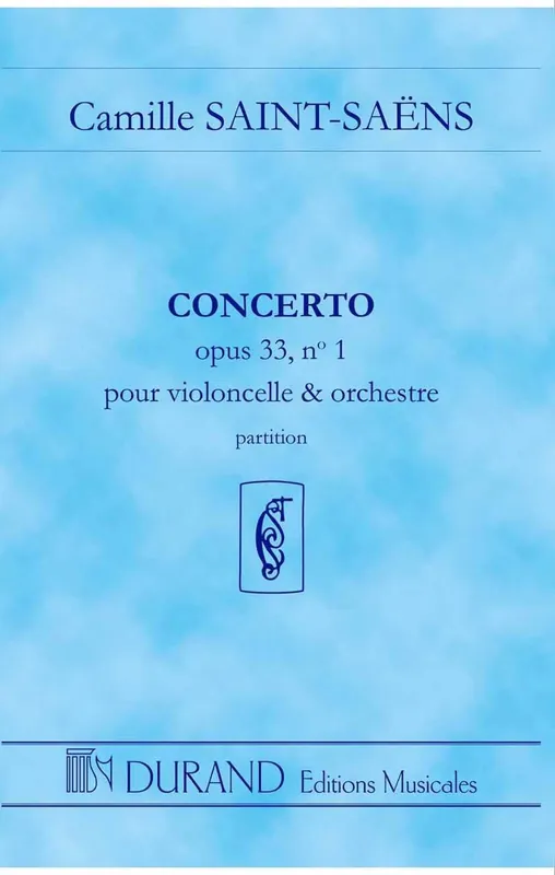 Garantierte Lieferung Durand SAINT SAENS C. - CONCERTO N 1 OP 33 - CONDUCTEUR