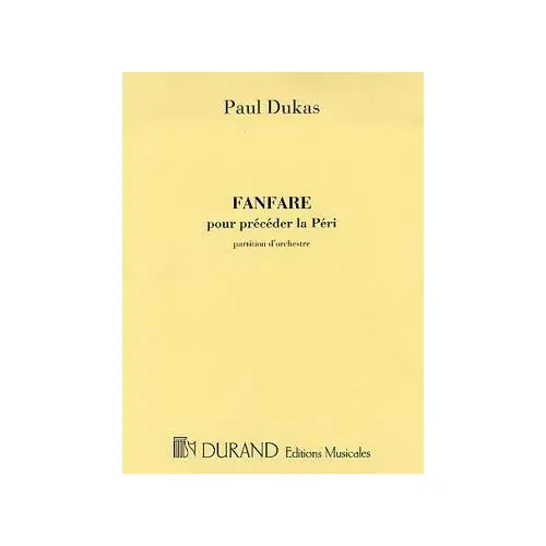 Preisknaller Durand DUKAS - FANFARE DE LA PERI - CONDUCTEUR