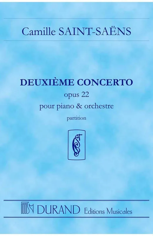 Durand SAINT SAENS C. - CONCERTO N 2 OP 22 - CONDUCTEUR POCHE Finale Aktion