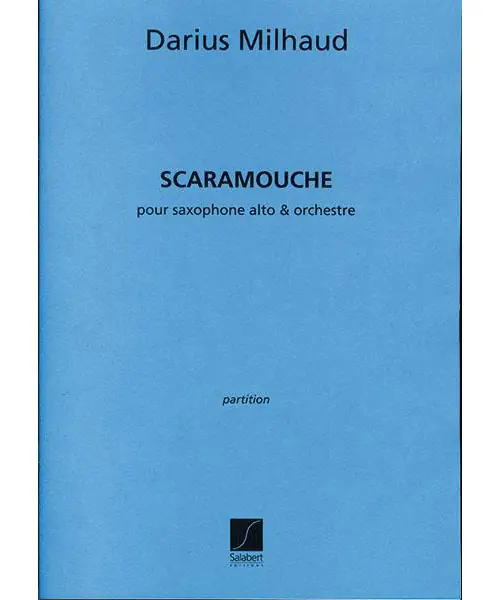 Salabert MILHAUD D. - SCARAMOUCHE - CONDUCTEUR Top-Seller