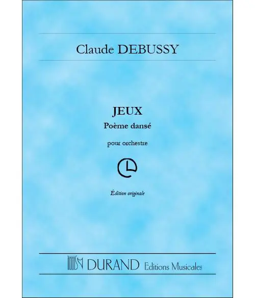 Durand DEBUSSY - JEUX - CONDUCTEUR POCHE Letzte Chance