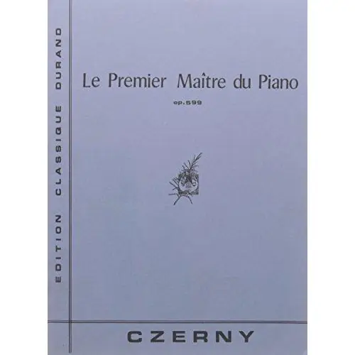 Durand CZERNY - 1 MAITRE DU PIANO OP 599 - PIANO Beliebt