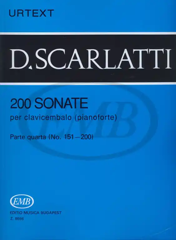 Begrenztes Angebot EMB (Editio Musica Budapest) SCARLATTI D. - SONATE (200) VOL. 4 - PIANO