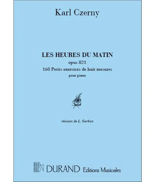 Durand CZERNY - HEURES DU MATIN OP 821 - PIANO Garantierte Lieferung