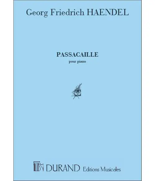 Angebot Durand HAENDEL - PASSACAILLE - PIANO