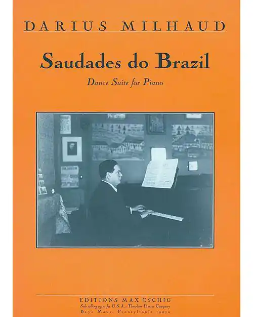Edition Max Eschig MILHAUD D. - SAUDADES DO BRASIL - PIANO Knallerangebot