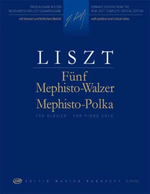 Begrenztes Angebot EMB (Editio Musica Budapest) LISZT F. - FIVE MEPHISTO WALZER & MEPHISTO POLKA - PIANO