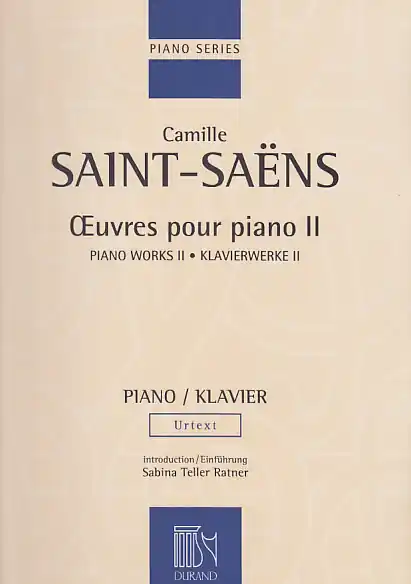 Durand SAINT-SAENS C. - OEUVRES POUR PIANO - VOLUME II (VALSES) - PIANO Preisknaller