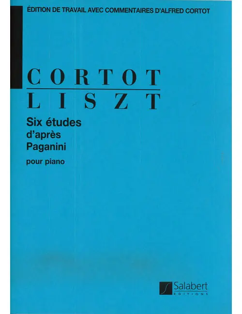 Schnäppchen Salabert LISZT - 6 ETUDES D'APRES PAGANINI - PIANO