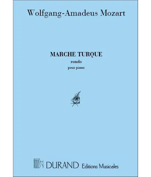 Durand MOZART - MARCHE TURQUE - PIANO Heißes Angebot