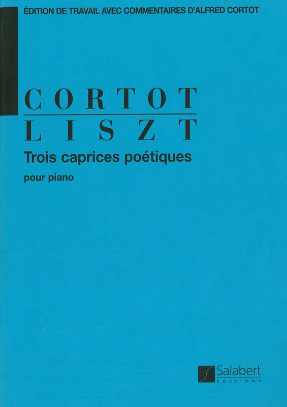 Salabert LISZT - 3 CAPRICES POETIQUES - PIANO Expressversand