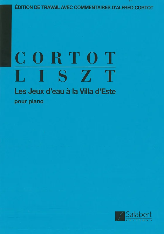 Salabert LISZT - JEUX D'EAU A LA VILLA D'ESTE - PIANO Bestseller
