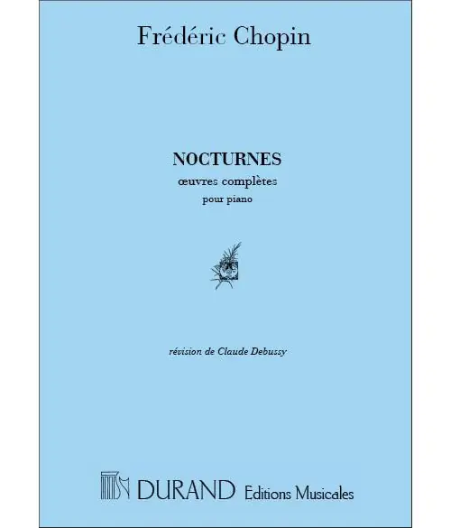 Durand CHOPIN F. - NOCTURNES - PIANO Nur Heute