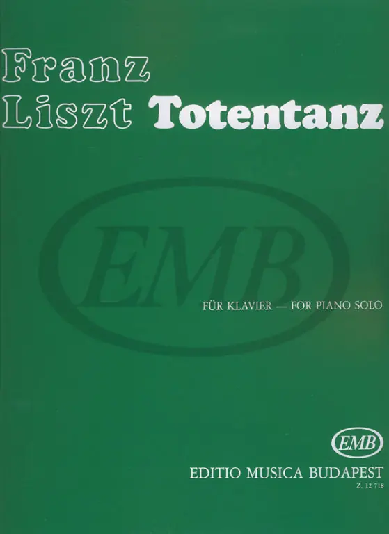 EMB (Editio Musica Budapest) LISZT F. - TOTENTANZ - PIANO Bestseller