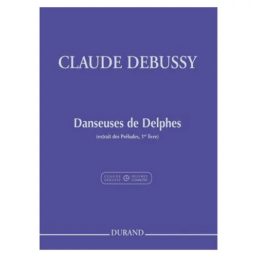 Top-Angebot Durand DEBUSSY - DANSEUSES DE DELPHES - PIANO