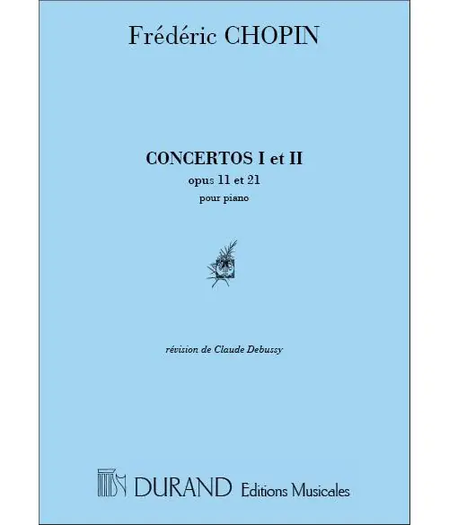 Heißes Angebot Durand CHOPIN F. - CONCERTOS N 1 ET N 2 - PIANO