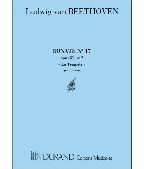 Preisknaller Durand BEETHOVEN L.V. - SONATE EN RE MINEUR OP 31 N 2 N 17 - PIANO