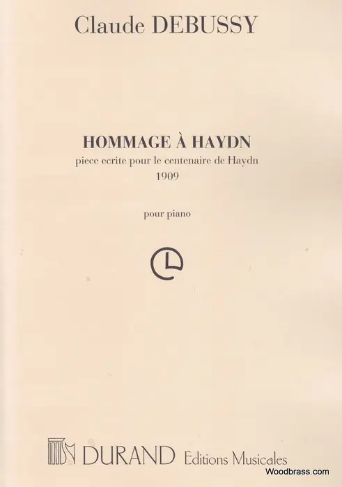 Neu Durand DEBUSSY - HOMMAGE A HAYDN - PIANO