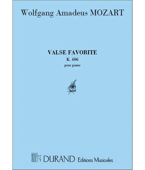 Gratis Versand Durand MOZART - VALSE FAVORITE - PIANO