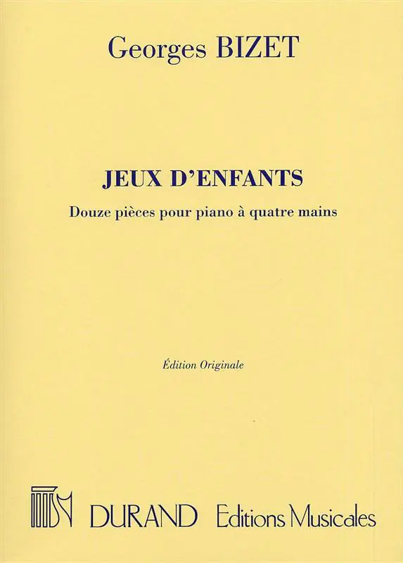 Nur Heute Durand BIZET G. - JEUX D'ENFANTS - PIANO 4 MAINS
