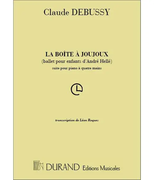 Durand DEBUSSY C. - BOITE A JOUJOUX BALLET POUR ENFANTS - PIANO 4 MAINS Abverkauf