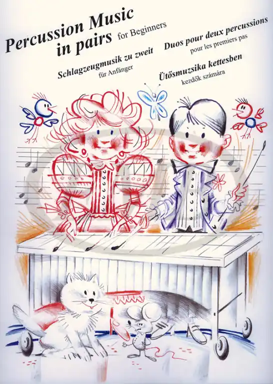 Versand Am Gleichen Tag EMB (Editio Musica Budapest) PERCUSSION MUSIC IN PAIRS, FOR BEGINNERS