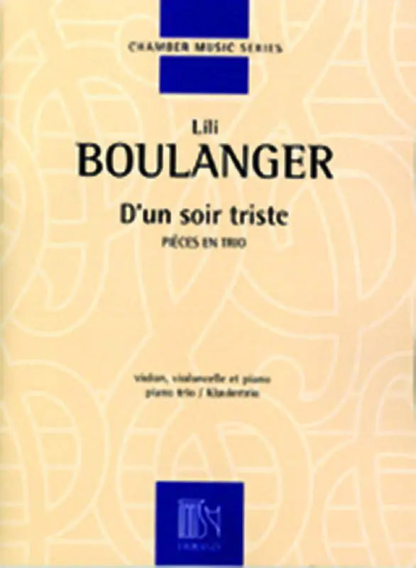 Durand BOULANGER L. - D'UN SOIR TRISTE - VIOLON VIOLONCELLE ET PIANO Markenprodukt