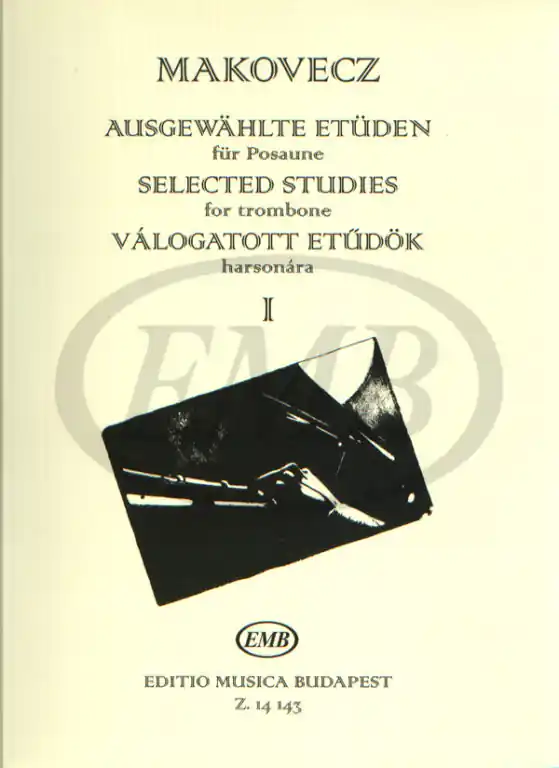 EMB (Editio Musica Budapest) SELECTED STUDIES TROMBONE VOL.1 Kracherpreis