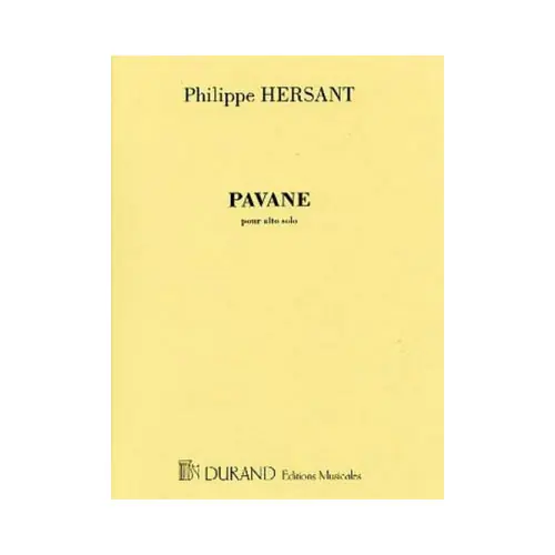 Durand HERSANT P. - PAVANE - ALTO SEUL Garantierte Lieferung