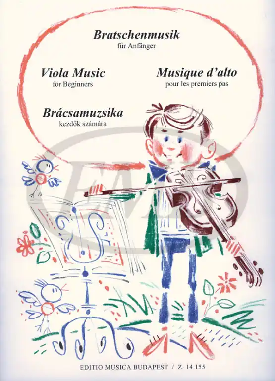 Direkt Vom Hersteller EMB (Editio Musica Budapest) VIOLA MUSIC FOR BEGINNERS - ALTO