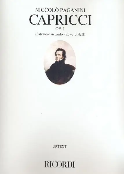 Direkt Vom Hersteller Ricordi PAGANINI N. - 24 CAPRICCI OP. 1 - VIOLON