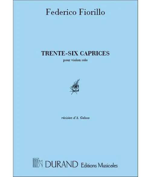 Ausverkauf Durand FIORILLO - 36 CAPRICES - VIOLON