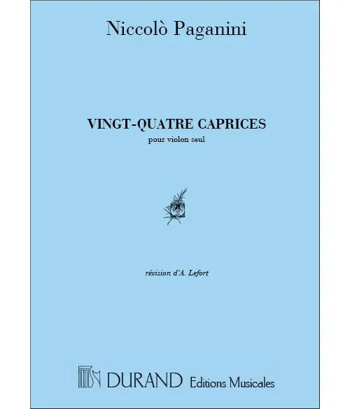 Schneller Versand Durand PAGANINI - 24 CAPRICES - VIOLON SEUL