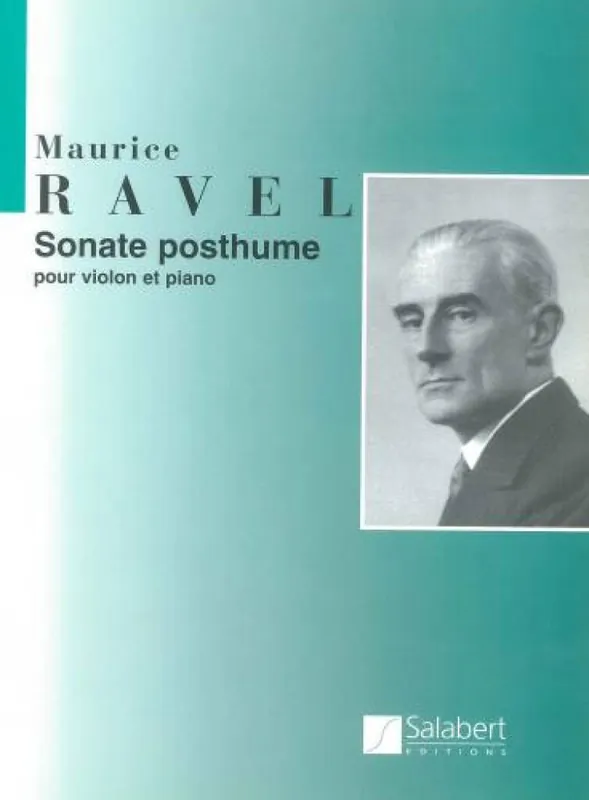 Direkt Vom Hersteller Salabert RAVEL M. - SONATE POSTHUME - VIOLON ET PIANO