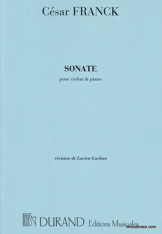 Letzte Chance Durand FRANCK C. - SONATE - VIOLON ET PIANO