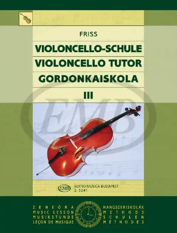 Neue Kollektion EMB (Editio Musica Budapest) FRISS A. - VIOLONCELLO TUTOR VOL. 3 - VIOLONCELLE