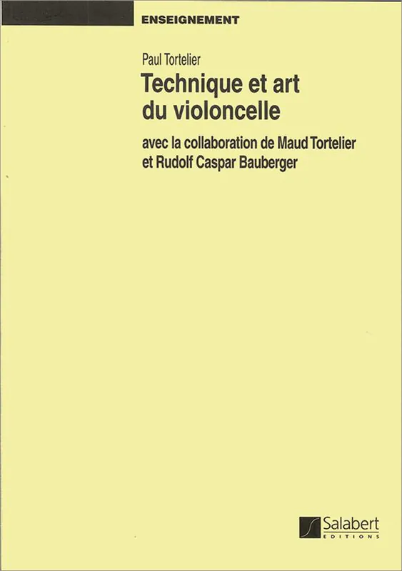 Angebot Salabert TORTELIER - TECHNIQUE ET ART DU VIOLONCELLE