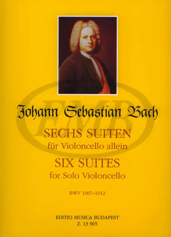 Billig EMB (Editio Musica Budapest) BACH - SIX SUITES BWV 1007-1012 - CELLO SOLO