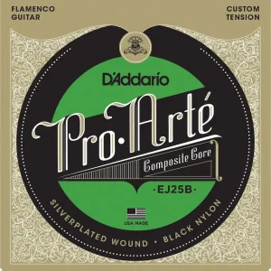 D'addario And Co EJ25B BLACK COMPOSITE FLAMENCO Abverkauf