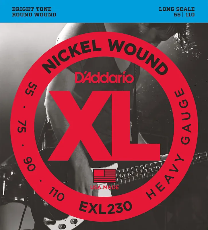 D'addario And Co EXL230 NICKEL WOUND LONG SCALE HEAVY 55-110 Günstig