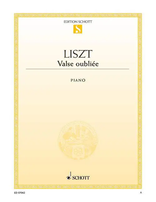 Schott LISZT FRANZ - VALSE OUBLIEE - PIANO Jetzt Bestellen