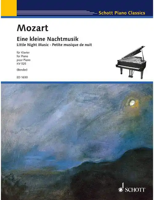 Schott MOZART W.A. - LITTLE NIGHT MUSIC KV 525 - PIANO Sonderaktion