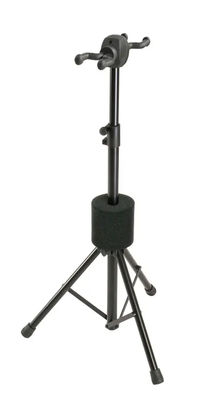 K&M Black Guitar Stand Double - 17620 Sichere Zahlung