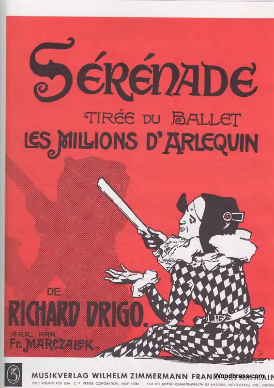 Zimmermann DRIGO R. - SERENADE AUS "LES MILLIONS D'ARLEQUIN" Versand Am Gleichen Tag