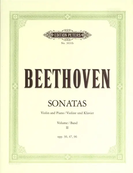 Edition Peters BEETHOVEN LUDWIG VAN - SONATAS COMPLETE VOL.2 - VIOLIN AND PIANO Günstig