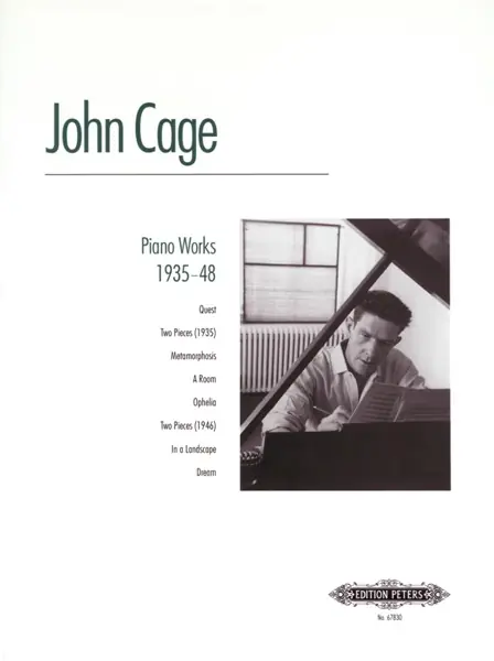 Neue Ware Edition Peters CAGE JOHN - PIANO WORKS 1935-48 - PIANO