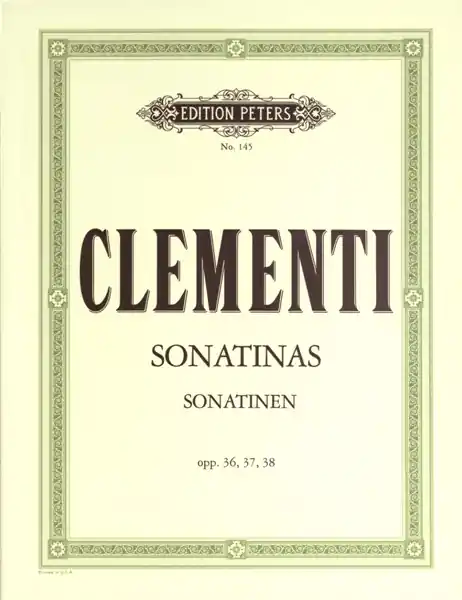 Zertifiziert Edition Peters CLEMENTI MUZIO - SONATINAS OP. 36 NOS. 1-6 OP. 37 NOS. 1-3 OP. 38 NOS. 1-3 - PIANO