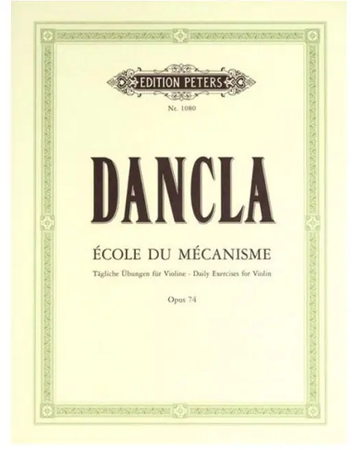 Jetzt Bestellen Edition Peters DANCLA CHARLES - ÉCOLE DE MÉCANISME (50 TECHNICAL STUDIES) OP.74 - VIOLIN