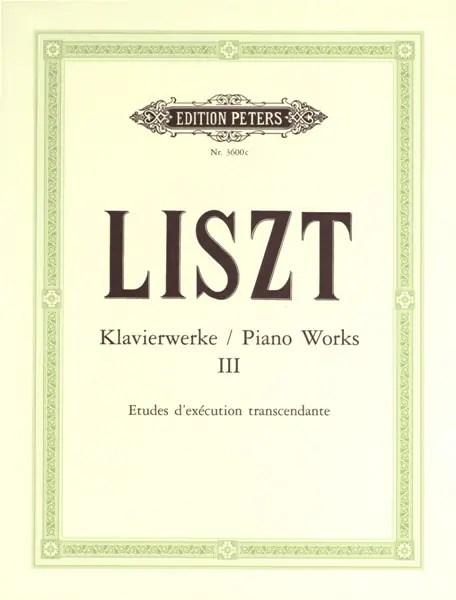 Edition Peters LISZT FRANZ - PIANO WORKS VOL.3 - PIANO Jetzt Kaufen