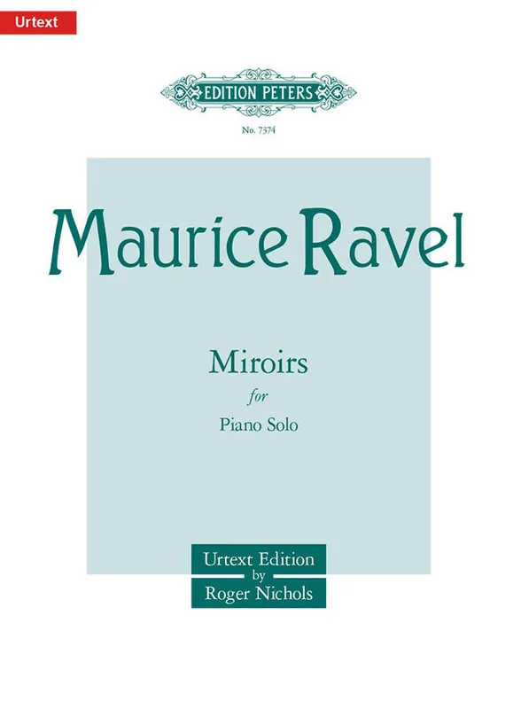 Kracherpreis Edition Peters RAVEL MAURICE - MIROIRS - PIANO